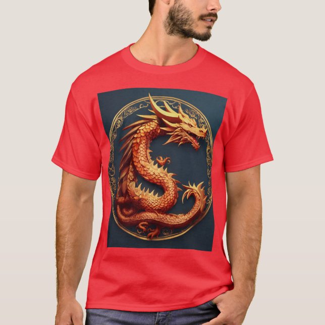T - Shirt"Majestic Dragon T-Shirt (Vorderseite)