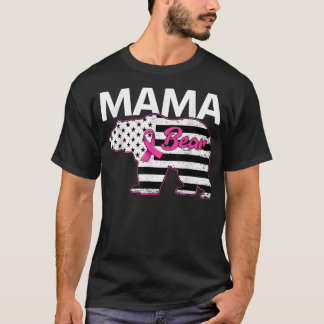 T-Shirt Mama Bear Breast Cancer Awaren