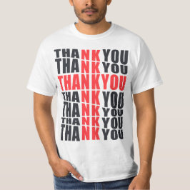T-Shirt Man Thank you