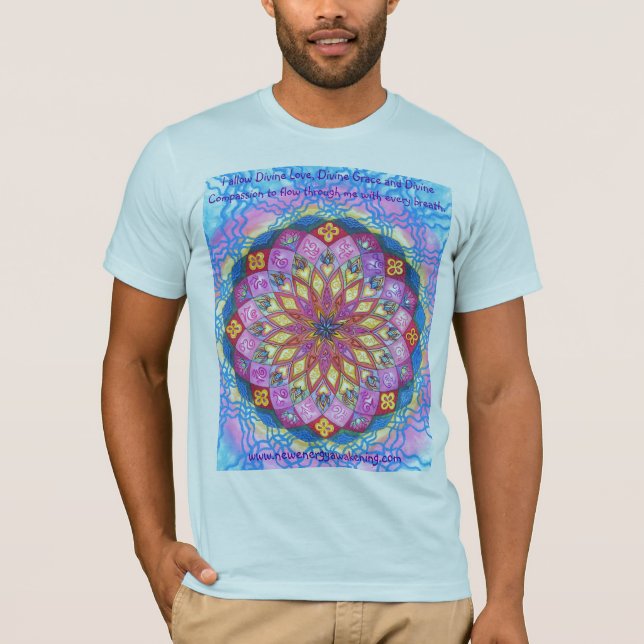 T-Shirt Männer Damen-Master Mandala (Vorderseite)