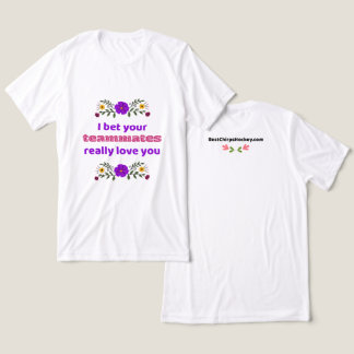 T-Shirt Männer Hockey-Geschenk Teamkollegen Tri-Blend Shirt