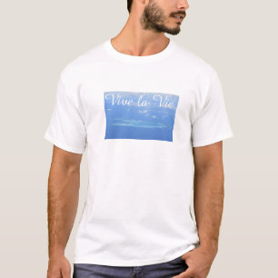 T-Shirt Männer Landschaft Blaues Meer