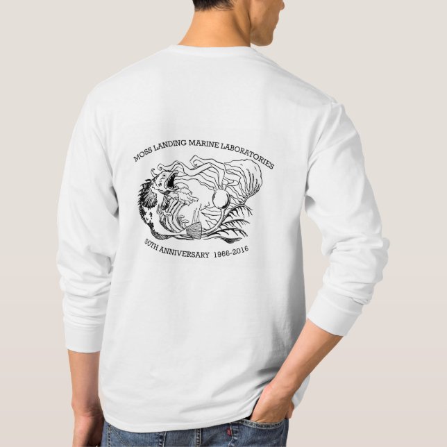 T - Shirt (Männer): lange Hülse, Lingcod/Kelp 50. (Rückseite)