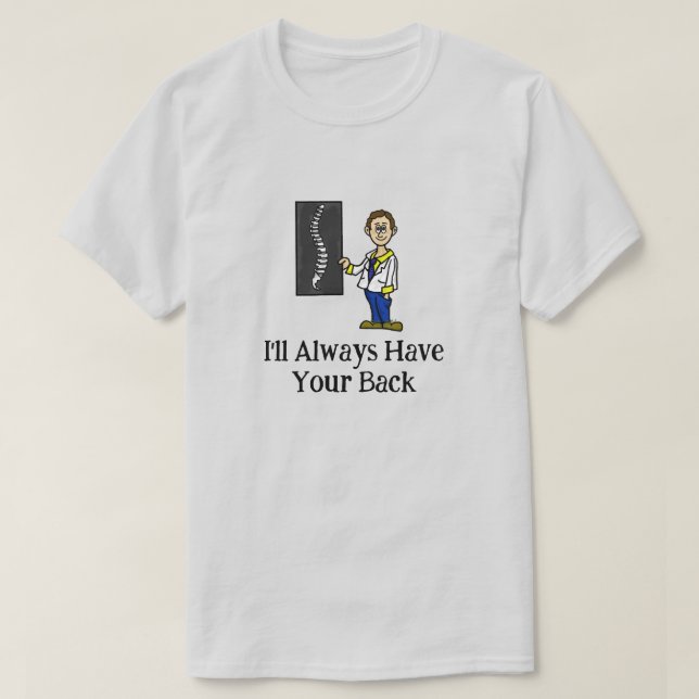 T - Shirt männlicher Chiropraktoren oder Spinalchi (Design vorne)