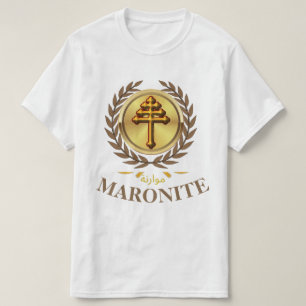 T - SHIRT MARONITE (Offizielles Kreuz)