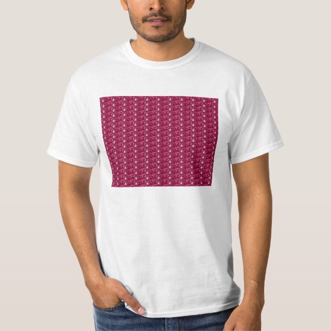 T - Shirt Maroon Glitzer (Vorderseite)