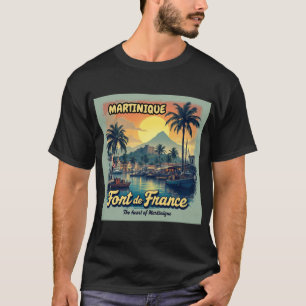 T-Shirt Martinique Fort-de-France Vintage T-Shir