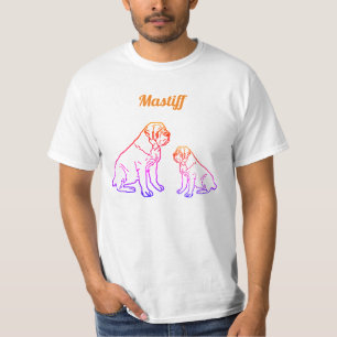 T-Shirt Mastiff Urlaub