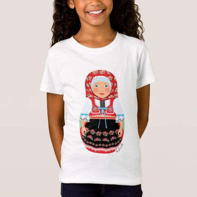T - Shirt Matryoshka Girls (Vorderseite)