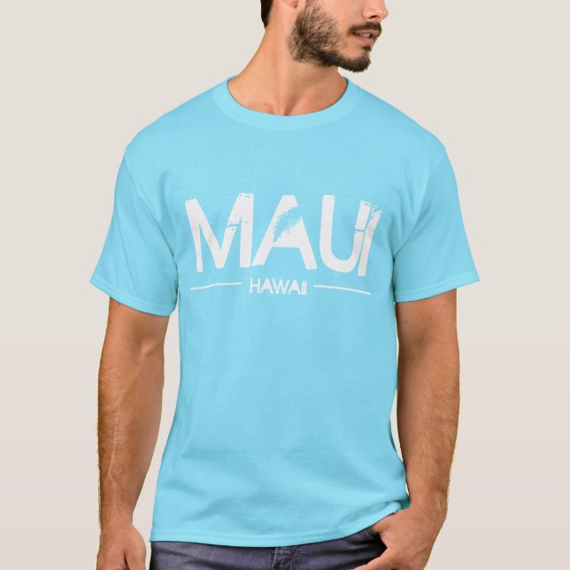 T - Shirt Mauis, Hawaii (Vorderseite)