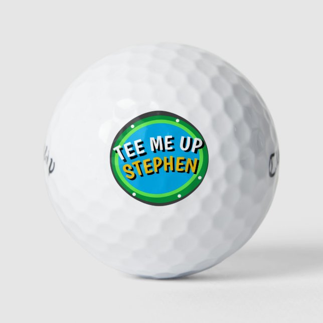 T-SHIRT ME PERSONALISIERT GOLFBALL (Vorderseite)