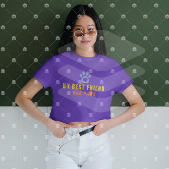 T - Shirt mein bester Freund hat Pfoten (Von Creator hochgeladen)