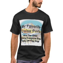 T-SHIRT - Meine Lieblings-Kreuzfahrthäfen