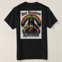 T-Shirt: Meine Regenbogenflagge nicht lästern