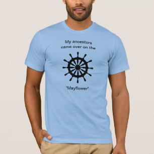 T - Shirt - meine Vorfahren kamen auf… vorbei