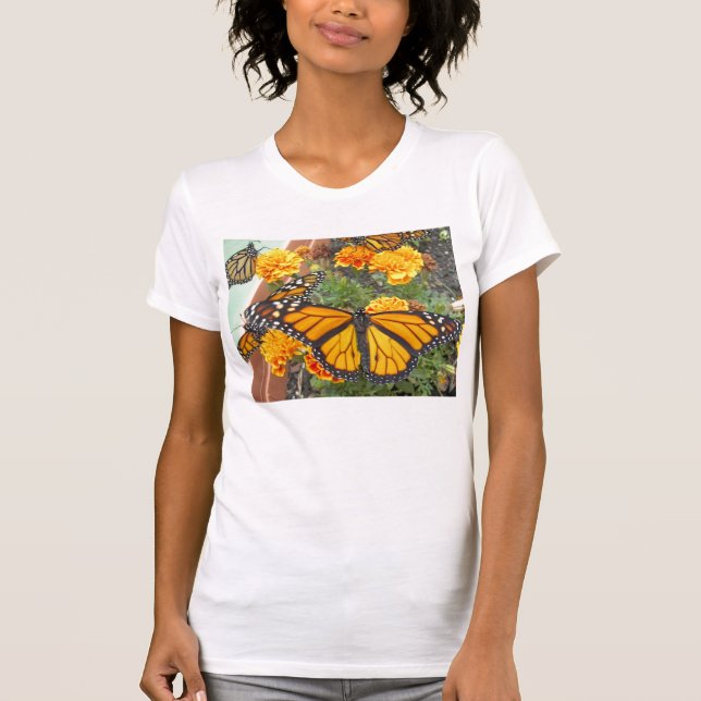 T - Shirt meiner Monarchen-Schmetterlinge (Vorderseite)
