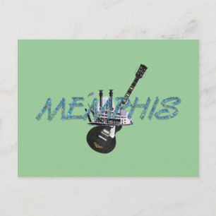 T-Shirt Memphis Postkarte