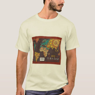 T - SHIRT MEN NEW EXTRAVAGANT , WORLD MAP DESIGN