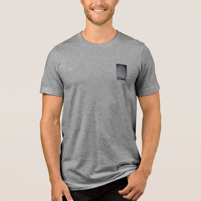 T SHIRT MENS BELLA TRI BLEND COOL ÖKO STIL (Vorderseite)