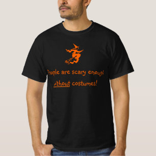T-Shirt "Menschen sind sowieso schon gruselig genu