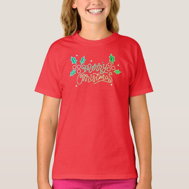 T-Shirt Merry Christmas  (Vorderseite)