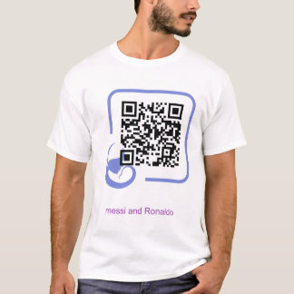 T - Shirt messi und Ronaldo print