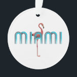 T-SHIRT Miami Ornament<br><div class="desc">Coole Farben. Neontext. Wurf in einem Flamingo und Sie haben Miami. Wenn Sie Liebe die Stadt der Strände,  der hellen Farben und des ganzen Loses Spaßes,  dann diese Entwürfe für Ihre folgende Miami-Reise oder Zuhause basierte Liebe erhalten.</div>