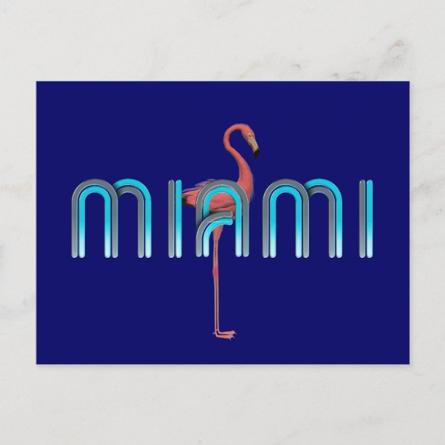 T-SHIRT Miami Postkarte (Vorderseite)