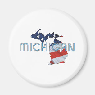 T-SHIRT Michigan Patriot Magnet
