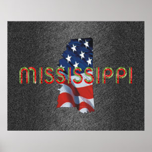 T-SHIRT Mississippi Patriot Poster