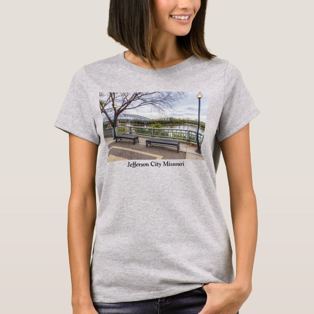 T - Shirt Missouri River View (Vorderseite)