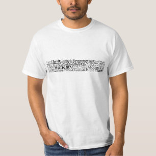 T-Shirt mit 12 Werten