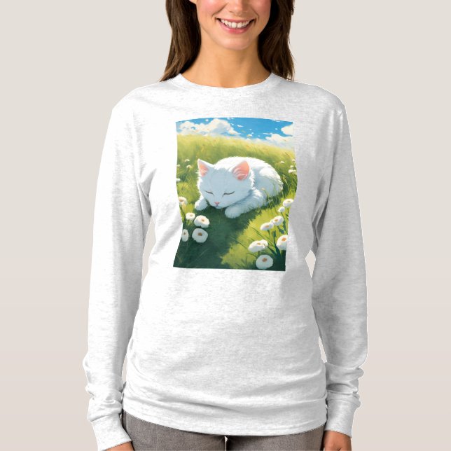 T - Shirt mit Ärmeln (Vorderseite)