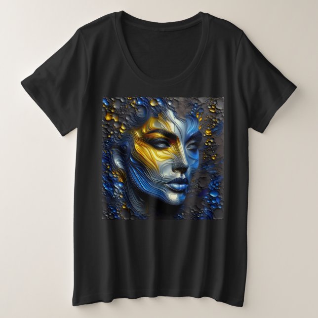 T - Shirt mit Art Expression 2 (Design vorne)