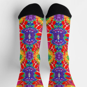 T-Shirt mit Batikmuster Socken