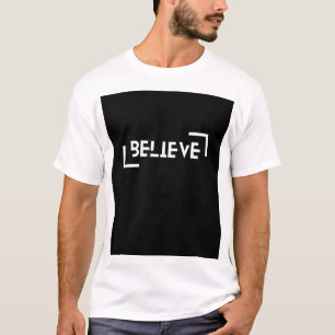T - Shirt mit BELIEVE-Design