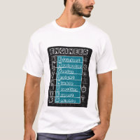 T-Shirt mit Blaupause-Design für professionelle In