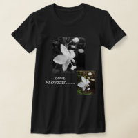 T - Shirt mit Blume für Naturliebhaber