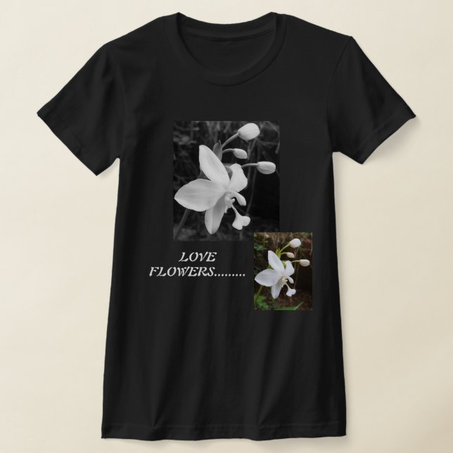 T - Shirt mit Blume für Naturliebhaber (Ablage )