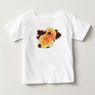 T - SHIRT MIT BLUME INDIVIDUELLE NAME