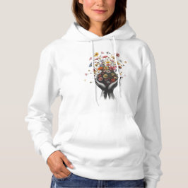 T-Shirt mit Blumen / Hoodie