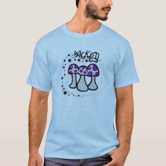 T-Shirt mit bösen Pilzen