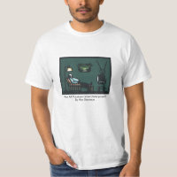 T - Shirt mit Couch-Kartoffel-Entwurf