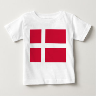 T - Shirt mit dänischer Flagge