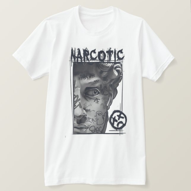 T - Shirt mit deinen Ängsten konfrontieren - Motiv (Design vorne)