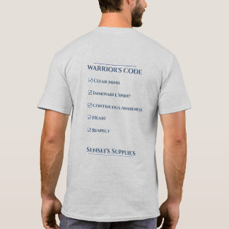 T-Shirt mit dem Kriegerkodex