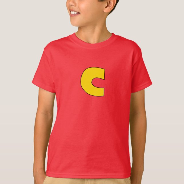 T-Shirt mit dem Logo von Kids' Cosmo Cat (Vorderseite)