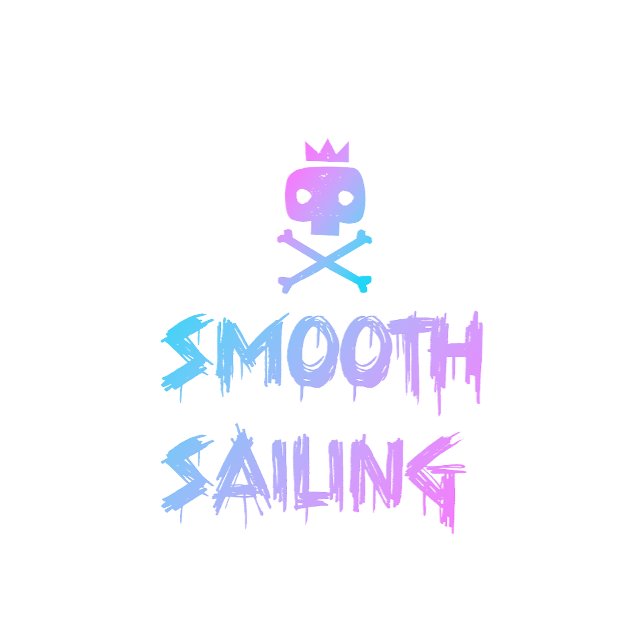 T - Shirt mit dem Text "sanftes Segeln" (Von Creator hochgeladen)