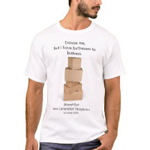 T - Shirt mit den Boxed-Out-Buttons
