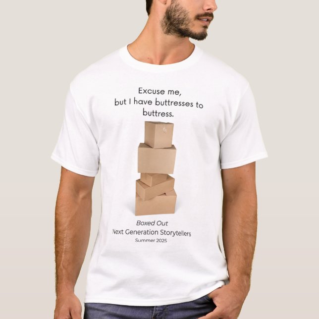 T - Shirt mit den Boxed-Out-Buttons (Vorderseite)